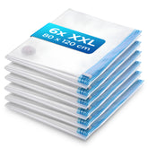 myHodo Vakuumierbeutel Kleidung Extra Groß XXL (6 Stück, 80x120 cm)